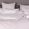 Janine Design Striped Bed Linen Modern Classic Chalk Pink Pillowcase