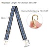 uxcell Purse Strap Replacement, 27.5-53inch Adjustable Polyester Stylish 1.5inch Wide