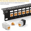 Natalink 100 Pcs RJ45 Port Lock with 10 Key, LockingR.45
