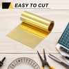 sourcing map Brass Sheet Roll, 0.5 x 25 x 2000mm(TxWxL)
