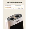 Pelonis Portable Space Heater with 70° Oscillation & Thermostat, Quiet