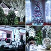 Extra-Long 288FT 800LED Solar Fairy String Lights, 4-Pack 72FT 200