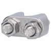 20Pcs Stainless Steel Wire Rope Clamp Hardware Rigging Cable Clip