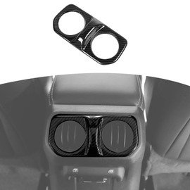 RT-TCZ for Jeep JL Rear Air AC Vent Cover Trim Panel for Jeep Wrangler JL JLU Gladiator JT 2018 up Carbon Fiber Interior Accessories