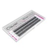 Clavier False Eyelashes in Tufts V-Shape Fishtail, Lengths 8 mm,