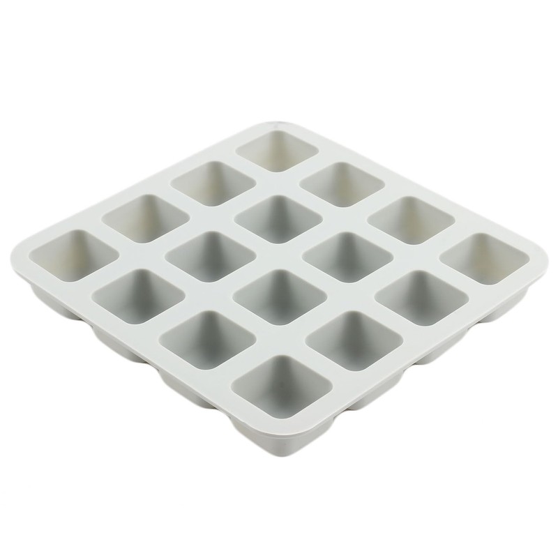 AIBOYA 16 Cavity Square Silicone Candy Molds For Candy Chocolate