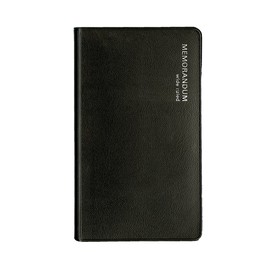 Daigo A1238 Memo, Thick Ruled Senka Thick Ruled Notebook, Black