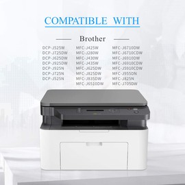 DSY360 LC75XL LC71 LC75CL Color Ink Cartridges Compatible 5 Black/3 Cyan/3 Magenta/3 Yellow LC75 XL Ink Replacement for Brother LC75 High Yield to Use with MFC-J6510DW J6710DW J6910DW J280W J425W