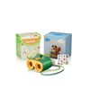 QUNSE Binoculars for Kids 8x30,Adjustable Neck Strap/Shoulder Bag/Stickers, Toy Binoculars