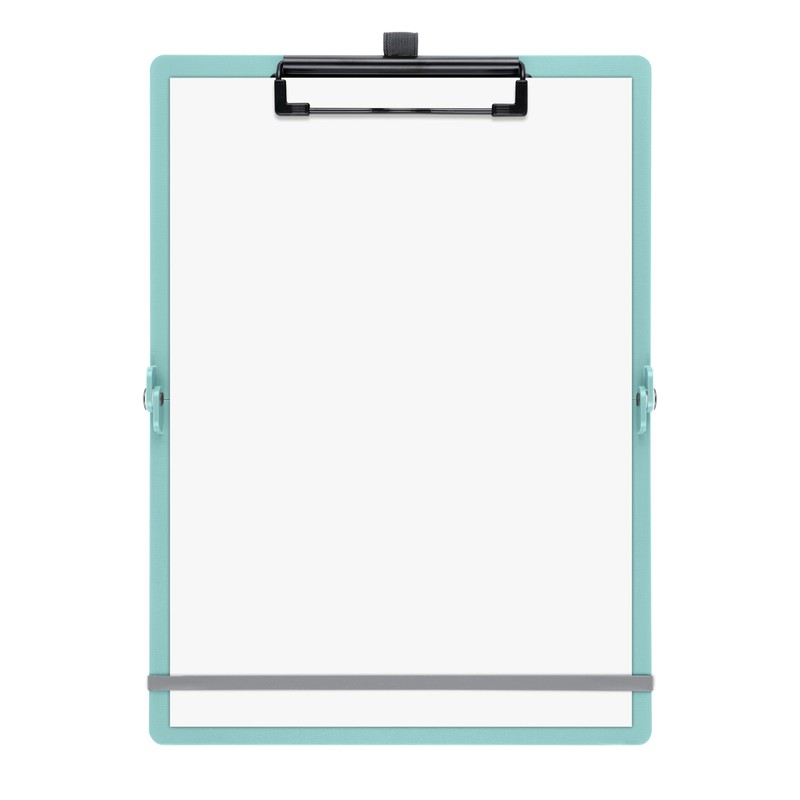 SAX Folding Clipboard Aqua Clipboard A4 to A5 Portrait and