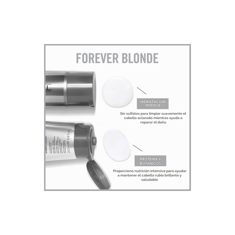 Paul Mitchell Forever Blonde Acondicionador, Repara Hidrata Profundamente, Ideal Para