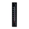 Analog Wall Thermometer Beechwood 7.8 inch Fahrenheit Temperature Scale (Black)