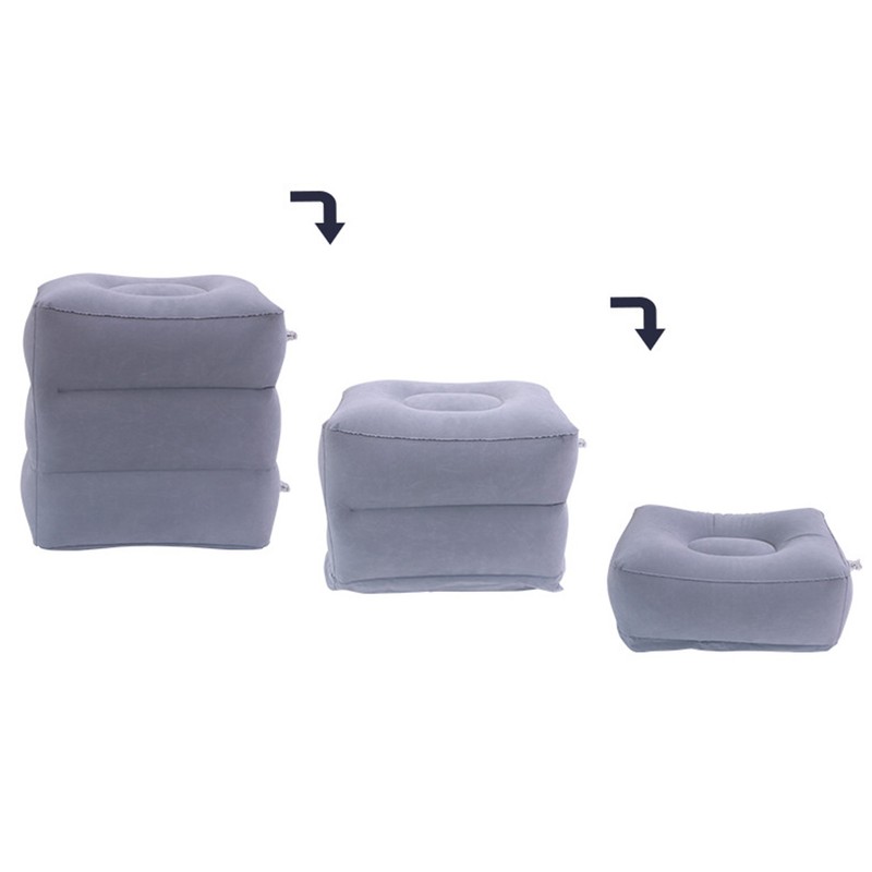 Inflatable Foot Rest Pillow Travel Foot Rest Kids Travel Pillow