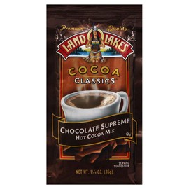Land O' Lakes Hot Cocoa Mix, Chocolate Supreme, 1.25 oz (35g), 10 Packets