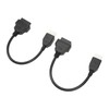 2PCS 6 Pin OBD‑OBD2 Motorcycle Diagnostic Scanner Cable Replacement for
