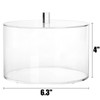 Peohud Coffee Filter Holder, Acrylic Coffee Pod Holder with Lid,