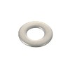TRUSCO B270002 Flat Washers, Stainless Steel, Size M2, 500 Pieces