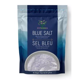 Eupherbia Blue Salt, Coarse, Rare Mineral Salt, High Potassium, Lower Sodium, Natural, .