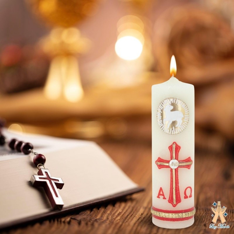 Luz María-Velas Cirio Pascual Decorado Paquete 10 Piezas