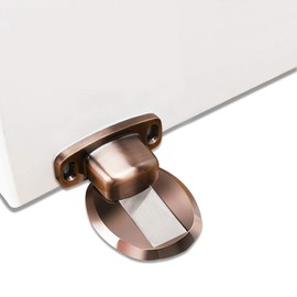 PHOEWON Metal Door Stop Magnetic No Drilling Stainless Steel Door Stop - Floor, Door Holder