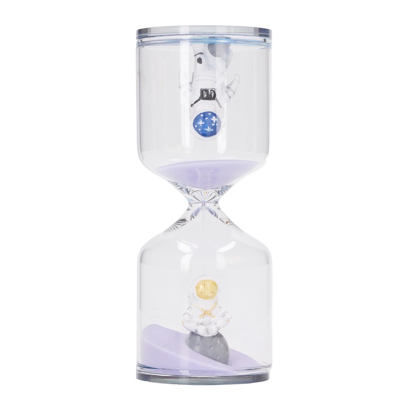 Decorative Sand Timer Clock Space Man Educational Hourglass for Office