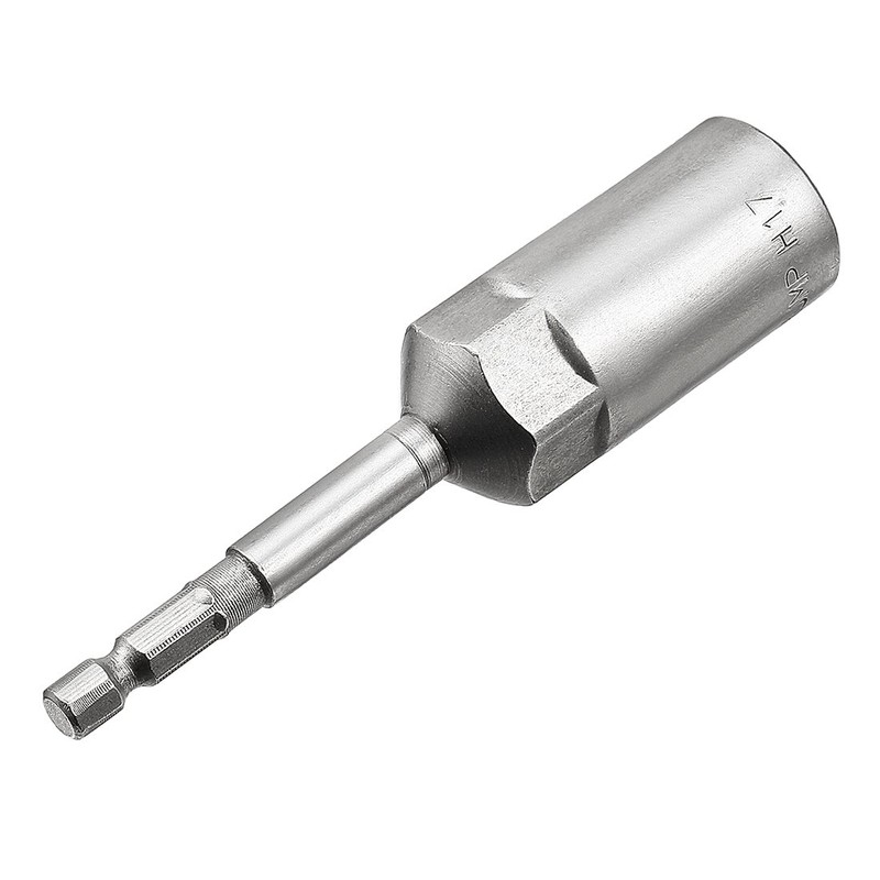 Sourcingmap 1/4" Quick-Change Hex Shank 17mm Nut Setter Driver Drill