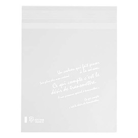 BKF-TO3 Food Compatible Bags with BKF Tape, OPP Bags Clear-3 (100 Sheets)