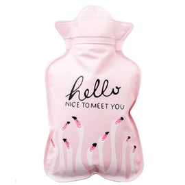 Mini Hot Water Bottle Hot & Cold Relief Plush Rabbit 350 ML-#04