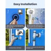 POOLHACKER Pool Filter Part Kit Set (Plunger Valve, Split Hose