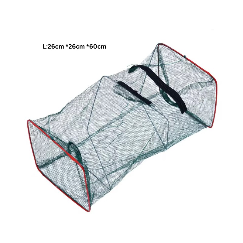 Collapsible Fish Trap for Outdoor Fishing - Portable Mesh Fish