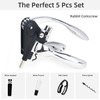 QONYFONE Rabbit Wine Opener Set with Luxury Gift Box, 5-Piece