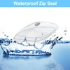 KLEBREIS 16 Pack Cruise Luggage Tag Holders Clear Waterproof PVC