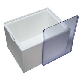 Generic Trading Card Deck Box, Storage Case for 100+ Single Sleeved Cards, Compatible with MTG Commander Decks (White)