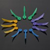 400pcs Disposable Dental Plastic Wedge with Hole All 4 Sizes