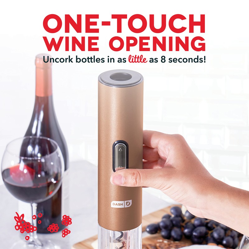 Dash Serve & Preserve Wine Set – Rechargeable Electric Wine