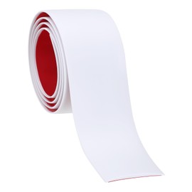 PATIKIL Self Adhesive Floor Transition Strip 1.6 in x 3.3 Ft, Vinyl Laminate Floor Flat Divider for Joining Floor Gaps Doorways Carpet Cover Floor Tiles White