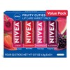 Nivea Fruit 4 piece variety pack, 0.17 Ounce