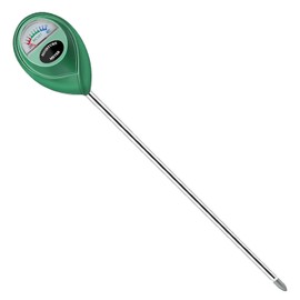 Censinda Soil Moisture Meter, Long Probe Soil Moisture Monitor for House Plants, Soil Hygrometer Moisture Sensor for Indoor & Outdoor, Garden, Farm, Lawn Plant Care, No Battery Needed(Green)
