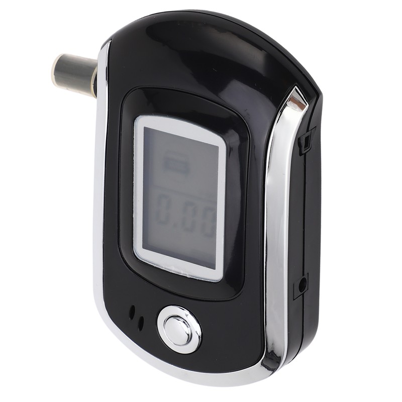 Digital Display Breath Tester Air Blowing Portable Drunk Detector with