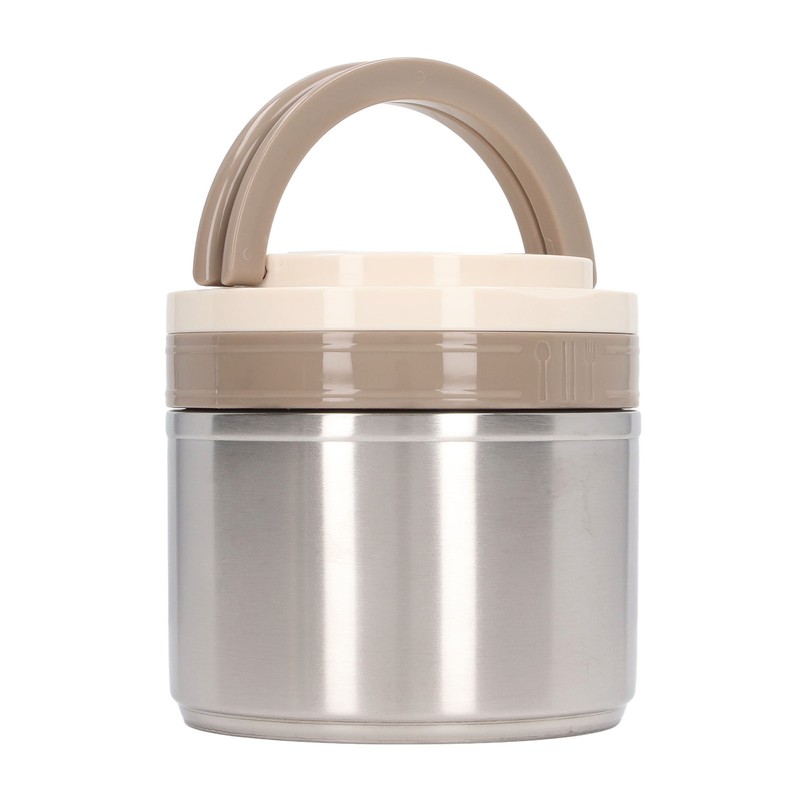 304 Stainless Steel Porridge Box Portable Round Insulated Lunch Container