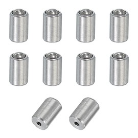 PATIKIL 10 Pcs Ball Plungers 304 Stainless Steel Ball Point Spring Plungers Cabinet Ball Catch Latch Catcher for Door Closet Drawer (2x3mm)
