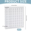 YCHYAN 64 Compartments Acrylic Shell Box, Clear Shell Collection Box,