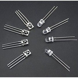 BGTXINGI 100pcs 50 Pairs 5mm Infrared Diode LED 940nm IR Emission and Receiver (Three Legs)