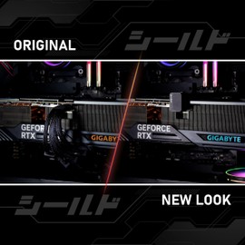 EZDIY-FAB PCIe 5.1 Adapter - 600W 12+4pin, 16pin 12VHPWR GPU Power Connector, 12V-2x6 GPU Adapter,180 Degree Right Angle - Compatible with RTX 3090Ti, 4070Ti, 4080, 4090 GPU - STD Type, White, 1 Pack