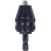 AUTOTOOLHOME 1/4-inch Hex Shank Keyless Drill Chuck Quick Change Black