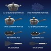 Oster Hawke 14 Piece Aluminum Premium PFA Free Ceramic Nonstick