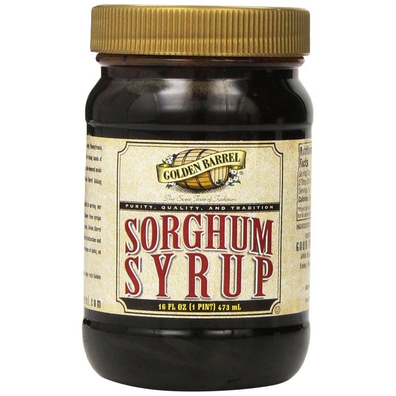 Golden Barrel Sorghum Syrup Wide Mouth Jar, 16 oz (Pack