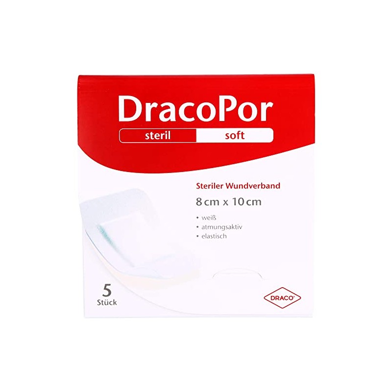 Dracopor Wundverband 8x10 cm Steril