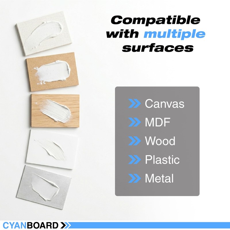 Cyanboard, Structural Paste Smooth Texture 500 GRS. Plastic arts, painting,