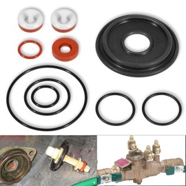 Complete Rubber Repair Kit 0887297 for Watts 1/4"-1/2" Reduced Pressure Zone Assembly Series 009 Black